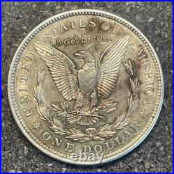 Antique U. S. 90% Silver Morgan Dollar Coin Ring Band NEW