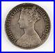 Antique-Victoria-1847-Gothic-crown-silver-coin-undecimo-01-obv
