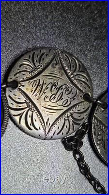 Antique Victorian Charm Bracelet Coin Silver Sitting Liberty Circa 1891 Wow