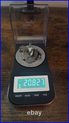 Antique Victorian Charm Bracelet Coin Silver Sitting Liberty Circa 1891 Wow