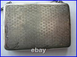 Antique Victorian Sterling Change Coin Purse Clutch Bag Collectable Elegant