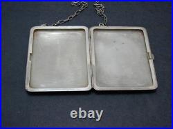 Antique Victorian Sterling Dance Purse Coin Calling Card Cigarette Case Silver
