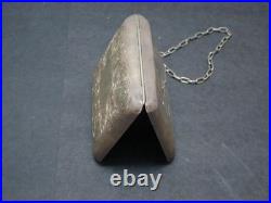 Antique Victorian Sterling Dance Purse Coin Calling Card Cigarette Case Silver