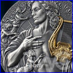 Apollo The Great Greek Mythology 2 oz Antique finish Silver Coin Cameroon 2025 Apollo The Great Greek Mythology 2 oz Antique finish Silver Coin Cameroon 2025