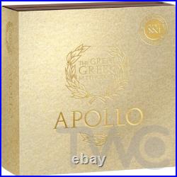 Apollo The Great Greek Mythology 2 oz Antique finish Silver Coin Cameroon 2025 Apollo The Great Greek Mythology 2 oz Antique finish Silver Coin Cameroon 2025