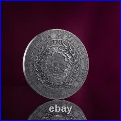 Athena The Great Greek Mythology 2 oz Antique finish Silver Coin Cameroon 2024