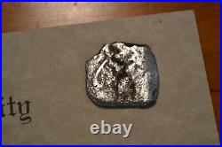 Authentic Shipwreck Artifact Silver Coin Mel Fisher 1715 4 Reale