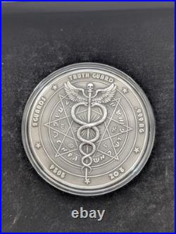 Bald Eagle in Battle 2oz. 999 Silver 2 Guards 2024 Truth Guard Antique Finish