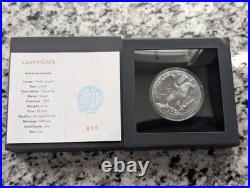 Bald Eagle in Battle 2oz. 999 Silver 2 Guards 2024 Truth Guard Antique Finish