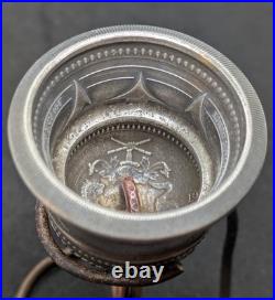 Barbados Trident Silver Coin Bell Guardian Gremlin Bell 2oz. 999 Antiqued