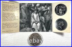 Biblical Series Crown Of Thorns 2019 $2 Niue 2 oz Silver Coin #827/1499 Box&COA