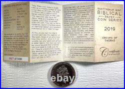 Biblical Series Crown Of Thorns 2019 $2 Niue 2 oz Silver Coin #827/1499 Box&COA