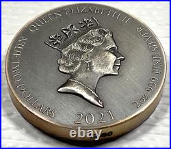 Biblical Series Jesus Delivered to be Crucified Niue 2 oz Silver Coin #922/1499
