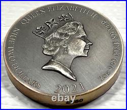 Biblical Series Jesus Delivered to be Crucified Niue 2 oz Silver Coin #922/1499