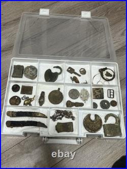 Big Lot of Metal Detecting Finds- Old Coins, Jewelry, Silver, Antiques, Etc