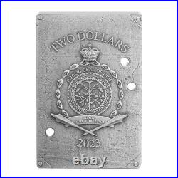Billy the Kid 1 oz silver coin antique Niue 2023