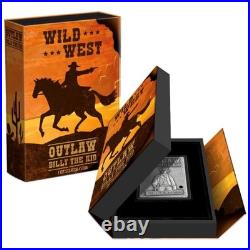 Billy the Kid 1 oz silver coin antique Niue 2023