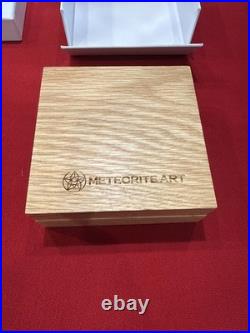 Brenham Meteorite Meteorite Art 5 oz Antique finish Silver Coin CFA Chad 2016