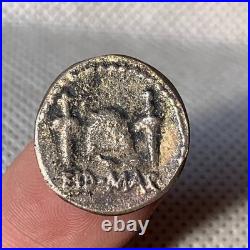 Brutus Eid Mar Denarius Silver Coin Extremely Rare Ancient Roman