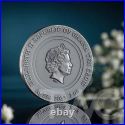 Bumblebee Nature Architects 2 oz Antique finish Silver Coin 10 cedis Ghana 2023 Bumblebee Nature Architects 2 oz Antique finish Silver Coin 10 cedis Ghana 2023