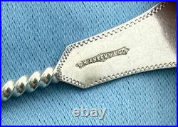CH Ankeny & Co 10 Coin Silver Twist Handle Teaspoons 6 In Mono 178 Gr