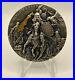 CHINGGIS-KHAAN-2019-2-oz-Pure-Silver-High-Relief-Antique-Finish-Coin-NIUE-01-flaa