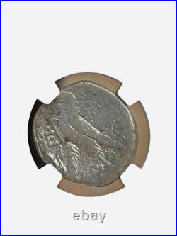 CLEOPATRA VII SILVER Tetradrachm, Ptolemaic Kingdom, 37/38 BC (NGC-FINE)