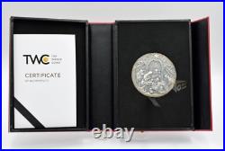 Cameroon 2024 Nativity Bible Stories Series 2 Oz Antiqued Silver Coin