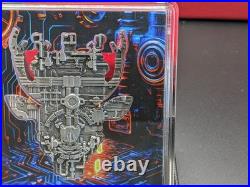 Cameroon 2026 Steampunk Mech Antler Silver 2 oz 2000 Francs Coin