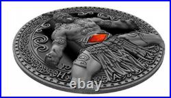 Cameroon World Cultures HAKA Antique Finish 2 Oz Silver Coin 2020 2000 Francs Cameroon World Cultures HAKA Antique Finish 2 Oz Silver Coin 2020 2000 Francs
