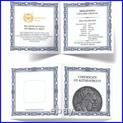 Cave Lion Oblivion 1 oz silver coin antiqued Liberia 2026