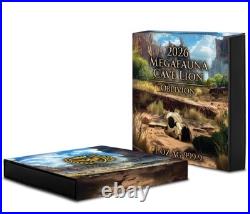 Cave Lion Oblivion 1 oz silver coin antiqued Liberia 2026