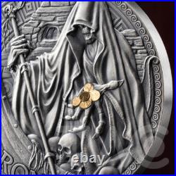 Charon The Great Greek Mythology 1 oz Antique finish Silver Coin Cameroon 2024
