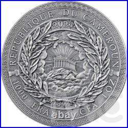 Charon The Great Greek Mythology 1 oz Antique finish Silver Coin Cameroon 2024