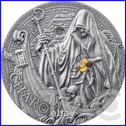 Charon The Great Greek Mythology 1 oz Antique finish Silver Coin Cameroon 2024 Charon The Great Greek Mythology 1 oz Antique finish Silver Coin Cameroon 2024