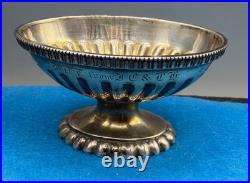 Coin Silver Antique Master Salt 19th Century 78 grams 2 tall