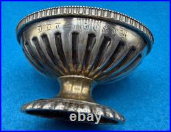 Coin Silver Antique Master Salt 19th Century 78 grams 2 tall