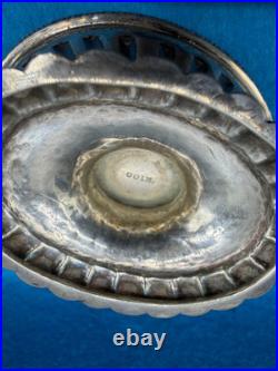 Coin Silver Antique Master Salt 19th Century 78 grams 2 tall