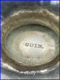 Coin Silver Antique Master Salt 19th Century 78 grams 2 tall