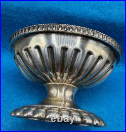 Coin Silver Antique Master Salt 19th Century 78 grams 2 tall