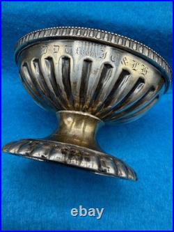 Coin Silver Antique Master Salt 19th Century 78 grams 2 tall