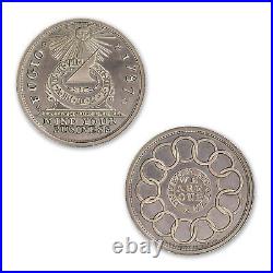 Colonial Currency Series The Fugio Cent 2 oz Silver Round Antiqued Bullion Coin