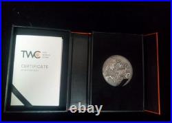 Comanche Tribal Spirit 2 oz Antique finish Silver Coin CFA Cameroon 2024