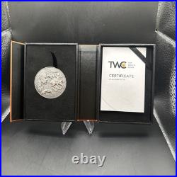 Comanche Tribal Spirit 2 oz Antique finish Silver Coin CFA Cameroon 2024