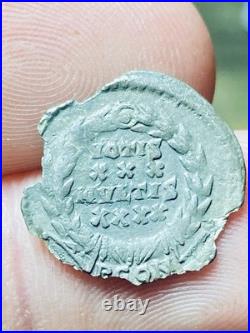 Constantius II AR Reduced Siliqua Arles AD 355-363, QUADRAGENNALIA, LUSTROUS, VF