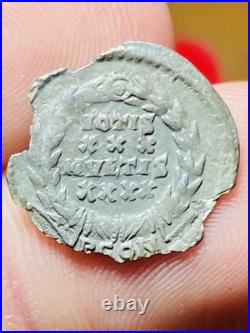 Constantius II AR Reduced Siliqua Arles AD 355-363, QUADRAGENNALIA, LUSTROUS, VF