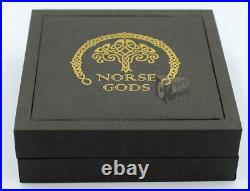 Cook Islands 2022 Loki Norse Gods 2 Oz High Relief Antique Silver Coin