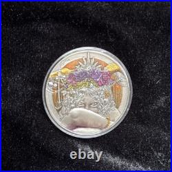 Dark Beauties Fauna 2024 $2 50g Silver Antique Finish Coin Niue Helvetica Mint