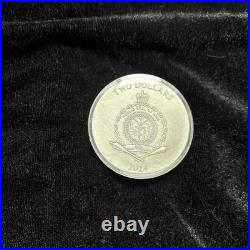 Dark Beauties Fauna 2024 $2 50g Silver Antique Finish Coin Niue Helvetica Mint