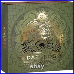 Dazhbog Divine Faces of the Sun 3 oz Antique finish Silver Coin 5$ Niue 2024